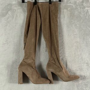 Steve Madden Emotions faux suede Over The Knee Boots sz 9